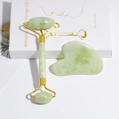 Jade Roller & Gua Sha Duo Set