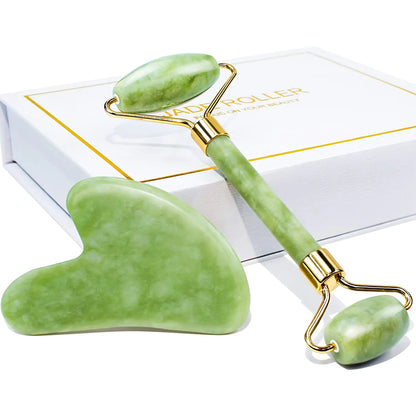 Jade Roller & Gua Sha Duo Set